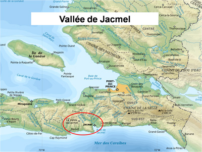 Carte Haïti - Jacmel