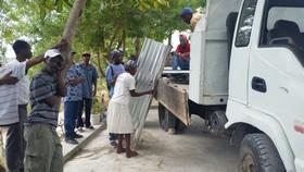 Haïti distribution des matériaux